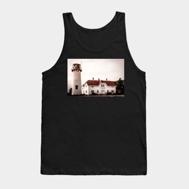 Chatham Coast Guard Station Tank Top by Robert Alsop